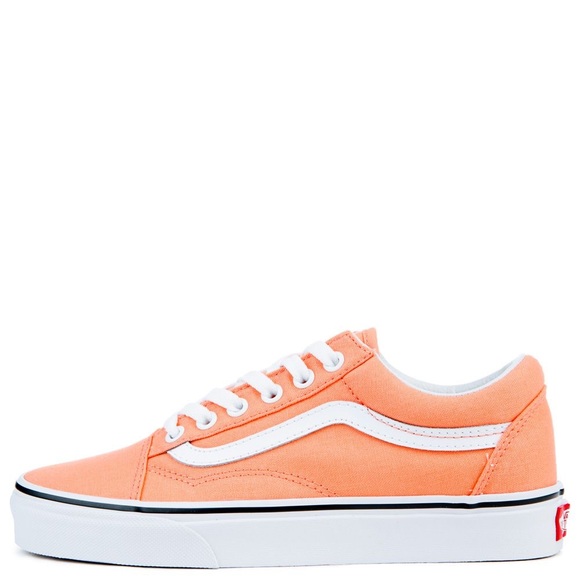 peach vans shoes